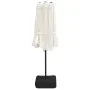 Double parasol with sand white LED lights 449x245 cm by vidaXL, Umbrellas - Ref: Foro24-362953, Price: 217,42 €, Discount: %