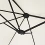 Double parasol with sand white LED lights 449x245 cm by vidaXL, Umbrellas - Ref: Foro24-362953, Price: 217,42 €, Discount: %
