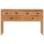 Aparador de madera maciza de teca 125x30x75 cm de vidaXL, Aparadores - Ref: Foro24-288897, Precio: 266,71 €, Descuento: %