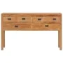 Solid teak wood sideboard 125x30x75 cm by vidaXL, Sideboards - Ref: Foro24-288897, Price: 264,55 €, Discount: %