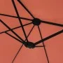 Double umbrella with terracotta LED lights 449x245 cm by vidaXL, Umbrellas - Ref: Foro24-362958, Price: 230,82 €, Discount: %