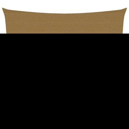 Segelmarkise taupegrau HDPE 160 g/m² 4,5x4,5 m von vidaXL, Sonnenschirme - Ref: Foro24-311387, Preis: 44,87 €, Rabatt: %
