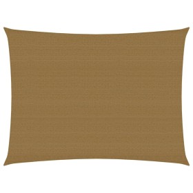Taupe gray HDPE sail awning 160 g/m² 2.5x3.5 m by vidaXL, Umbrellas - Ref: Foro24-311398, Price: 28,23 €, Discount: %