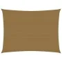 Taupe gray HDPE sail awning 160 g/m² 2.5x3.5 m by vidaXL, Umbrellas - Ref: Foro24-311398, Price: 27,54 €, Discount: %
