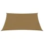 Taupe gray HDPE sail awning 160 g/m² 2.5x3.5 m by vidaXL, Umbrellas - Ref: Foro24-311398, Price: 27,54 €, Discount: %