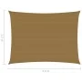 Taupe gray HDPE sail awning 160 g/m² 2.5x3.5 m by vidaXL, Umbrellas - Ref: Foro24-311398, Price: 27,54 €, Discount: %