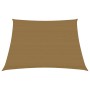 Taupe gray HDPE sail awning 160 g/m² 4/5x4 m by vidaXL, Umbrellas - Ref: Foro24-311436, Price: 41,99 €, Discount: %