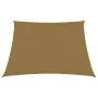 Taupe gray HDPE sail awning 160 g/m² 4/5x4 m by vidaXL, Umbrellas - Ref: Foro24-311436, Price: 41,03 €, Discount: %