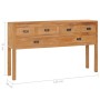 Aparador de madera maciza de teca 125x30x75 cm de vidaXL, Aparadores - Ref: Foro24-288897, Precio: 266,71 €, Descuento: %