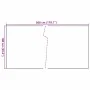 Schwarze Balkonmarkise aus synthetischem Rattan, 300 x 100 cm von vidaXL, Zaunpaneele - Ref: Foro24-156297, Preis: 46,16 €, R...