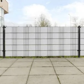 Balcony awnings 5 pcs white synthetic rattan 255x19 cm by vidaXL, fence panels - Ref: Foro24-156312, Price: 33,15 €, Discount: %
