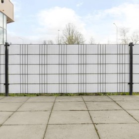 Balkonmarkisen 5 Stück weißes synthetisches Rattan 255x19 cm von vidaXL, Zaunpaneele - Ref: Foro24-156312, Preis: 41,47 €, Ra...