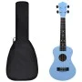 Soprano Ukulele Set with Case for Kids Baby Blue 23" by vidaXL, String instruments - Ref: Foro24-70154, Price: 34,81 €, Disco...