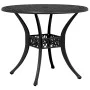 Mesa y sillas de bistró 3 piezas aluminio fundido negro de vidaXL, Conjuntos de jardín - Ref: Foro24-3216331, Precio: 450,76 ...