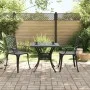 Bistro table and chairs 3 pieces black cast aluminum by vidaXL, Garden sets - Ref: Foro24-3216346, Price: 415,53 €, Discount: %