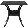 Bistro table and chairs 3 pieces black cast aluminum by vidaXL, Garden sets - Ref: Foro24-3216346, Price: 415,53 €, Discount: %