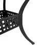 Bistro table and chairs 3 pieces black cast aluminum by vidaXL, Garden sets - Ref: Foro24-3216346, Price: 415,53 €, Discount: %