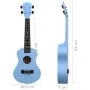 Set de ukelele soprano con funda para niños azul bebé 23" de vidaXL, Instrumentos de cuerda - Ref: Foro24-70154, Precio: 34,6...