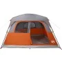 Familienzelt 6 Personen wasserdicht grau orange von vidaXL, Zelte - Ref: Foro24-94547, Preis: 157,41 €, Rabatt: %