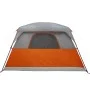 Familienzelt 6 Personen wasserdicht grau orange von vidaXL, Zelte - Ref: Foro24-94547, Preis: 157,41 €, Rabatt: %