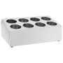 Cutlery holder 8 grids rectangular stainless steel by vidaXL, Cutlery and utensil trays - Ref: Foro24-51231, Price: 103,19 €,...