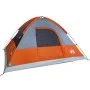 Familienzelt mit wasserdichter Kuppel für 6 Personen, grau-orange von vidaXL, Zelte - Ref: Foro24-94553, Preis: 76,85 €, Raba...
