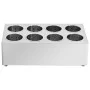 Cutlery holder 8 grids rectangular stainless steel by vidaXL, Cutlery and utensil trays - Ref: Foro24-51231, Price: 101,40 €,...