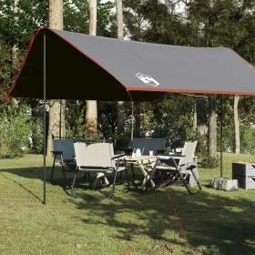 Graue und orangefarbene wasserdichte Campingplane 430 x 380 x 210 cm von vidaXL, Zelte - Ref: Foro24-94681, Preis: 55,30 €, R...