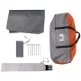 Gray and orange waterproof camping tarp 430x380x210 cm by vidaXL, tents - Ref: Foro24-94681, Price: 55,26 €, Discount: %