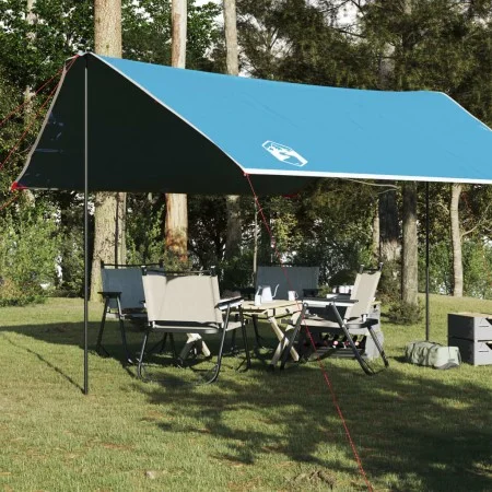 Lona de camping impermeable azul 430x380x210 cm de vidaXL, Tiendas de campaña - Ref: Foro24-94683, Precio: 61,70 €, Descuento: %