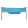 Lona de camping impermeable azul 430x380x210 cm de vidaXL, Tiendas de campaña - Ref: Foro24-94683, Precio: 55,87 €, Descuento: %