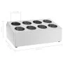 Cutlery holder 8 grids rectangular stainless steel by vidaXL, Cutlery and utensil trays - Ref: Foro24-51231, Price: 101,40 €,...