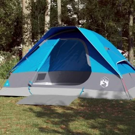 Blue Waterproof 4 Person Igloo Tent by vidaXL, tents - Ref: Foro24-94778, Price: 81,89 €, Discount: %