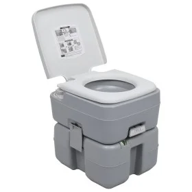 Portable camping toilet gray 20 + 10 L by vidaXL, Urinals and portable toilets - Ref: Foro24-30138, Price: 135,70 €, Discount: %