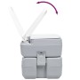 Tragbare Campingtoilette grau 20 + 10 L von vidaXL, Urinale und mobile Toiletten - Ref: Foro24-30138, Preis: 138,09 €, Rabatt: %
