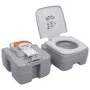 Tragbare Campingtoilette grau 20 + 10 L von vidaXL, Urinale und mobile Toiletten - Ref: Foro24-30138, Preis: 135,69 €, Rabatt: %