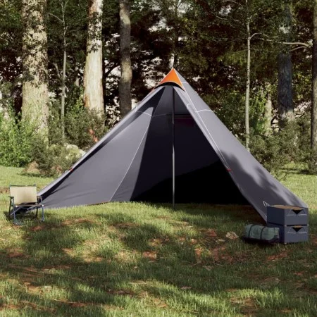 Familien-Tipi-Zelt für 7 Personen, wasserdicht in Grau und Orange von vidaXL, Zelte - Ref: Foro24-94712, Preis: 50,92 €, Raba...