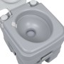 Tragbare Campingtoilette grau 20 + 10 L von vidaXL, Urinale und mobile Toiletten - Ref: Foro24-30138, Preis: 138,09 €, Rabatt: %