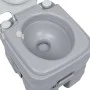Tragbare Campingtoilette grau 20 + 10 L von vidaXL, Urinale und mobile Toiletten - Ref: Foro24-30138, Preis: 135,69 €, Rabatt: %
