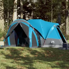 Tienda de campaña familiar tipi 8 personas impermeable azul de vidaXL, Tiendas de campaña - Ref: Foro24-94738, Precio: 202,57...