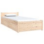 Estructura de cama individual con cajones 75x190 cm | Foro24.es | Tu tienda online para hogar, jardín y más Foro24.es