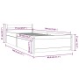 Estructura de cama individual con cajones 75x190 cm | Foro24.es | Tu tienda online para hogar, jardín y más Foro24.es