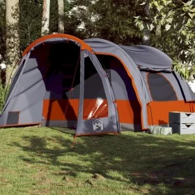 Family tent 6 people waterproof gray orange by vidaXL, tents - Ref: Foro24-94733, Price: 213,84 €, Discount: %