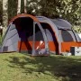 Familienzelt 6 Personen wasserdicht grau orange von vidaXL, Zelte - Ref: Foro24-94733, Preis: 213,53 €, Rabatt: %