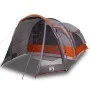 Familienzelt 6 Personen wasserdicht grau orange von vidaXL, Zelte - Ref: Foro24-94733, Preis: 213,53 €, Rabatt: %
