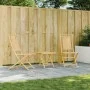 Folding garden chairs 2 units bamboo 46x66x99 cm by vidaXL, Garden chairs - Ref: Foro24-368037, Price: 147,86 €, Discount: %