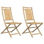 Klappbare Gartenstühle 2 Einheiten Bambus 46x66x99 cm von vidaXL, Gartenstühle - Ref: Foro24-368037, Preis: 141,00 €, Rabatt: %
