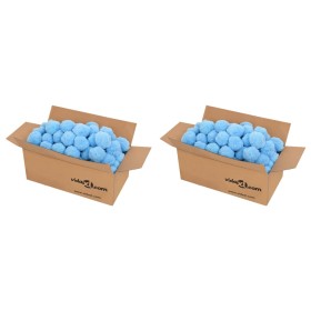 Bolas filtro de piscina antibacterias azul 1400 g polietileno