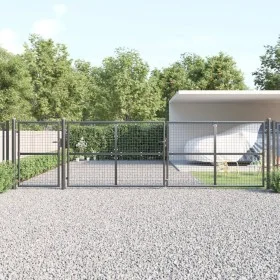Garden mesh door anthracite galvanized steel 500x175cm by vidaXL, garden gates - Ref: Foro24-154549, Price: 600,11 €, Discoun...