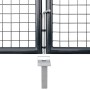 Gartengittertür aus anthrazitfarbenem, verzinktem Stahl, 500 x 175 cm von vidaXL, Gartentore - Ref: Foro24-154549, Preis: 612...